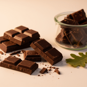Chocolat noir 70 % cacao bio Vrac’ment Bio : l’intense plaisir cru et engagé (100 g)